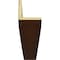 Ekena Millwork 2-Sided (L-beam) Knotty Pine Endurathane Faux Wood Ceiling Beam, Premium Hickory, 8"W x 10"H  x 8'L BMKP2C0080X100X096ZH - alternate 6